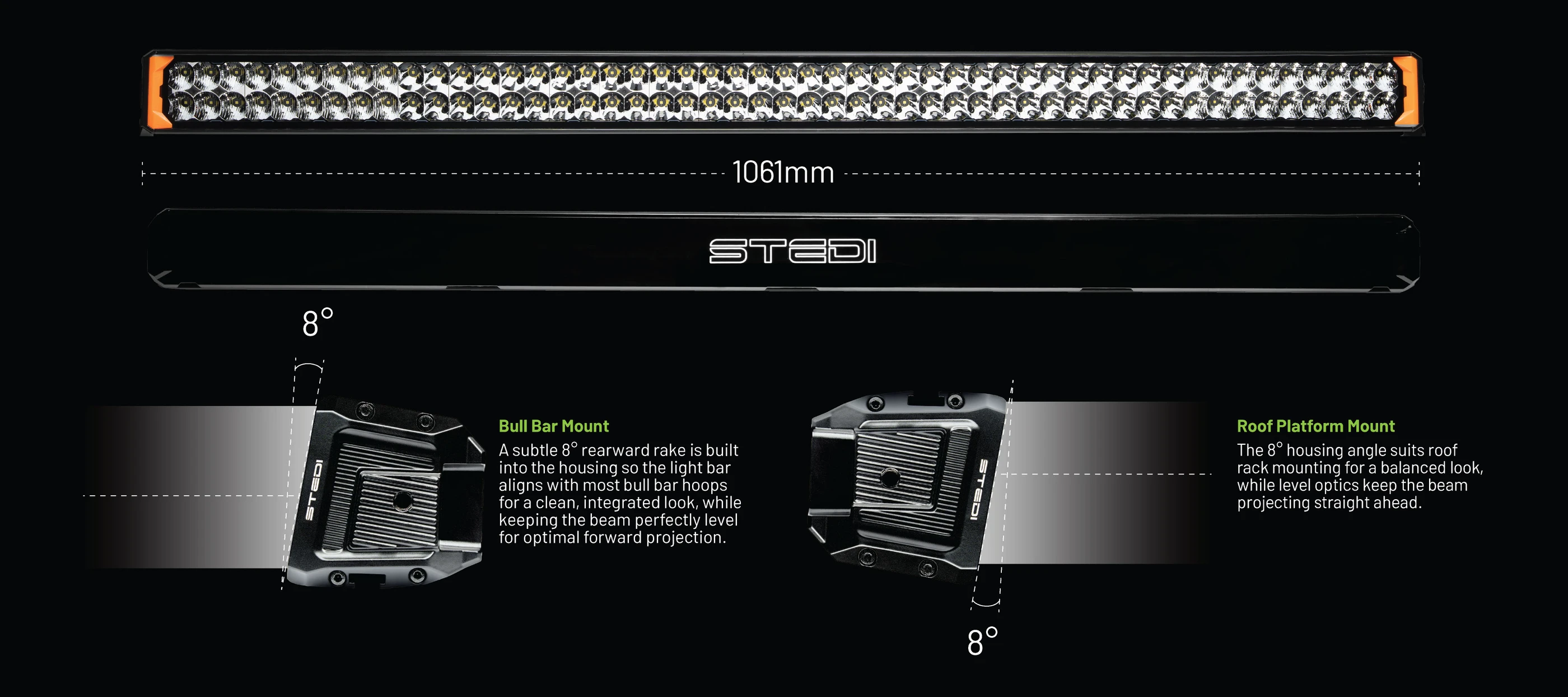STEDI Sport Plus Double Row 42 inch 80 LED Light Bar